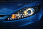 Độ đèn bixenon & led audi cho Ford Fiesta


