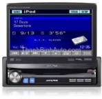 Alpine IVA-D106E - Màn hình cuốn 7 inch kiểu trượt ra liền đầu đọc DVD/VCD/CD/MP3
