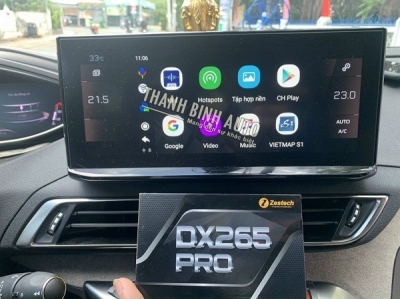 Box Android Zestech DX265 Pro cho xe Peugeot 3008 2021