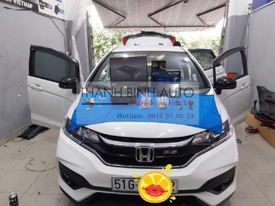 Combo mành hình, cam hành trình, sub gầm ghế cho xe HONDA JAZZ