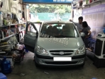 Hyundai Getz lắp DVD Sadonic V88 + Loa sub Pioneer 120A