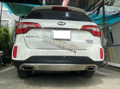 Lip pô inox kiểu Merc cho Kia Sorento 2015 chuẩn hàng theo xe hãng