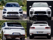 Macan 2016 lên phom đèn pha, đèn hậu 2018 2019 từ phải qua trái