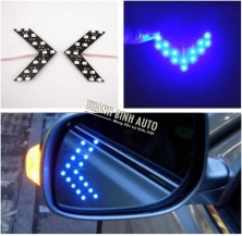 Độ Led xi nhan trên mặt gương cho các loại xe