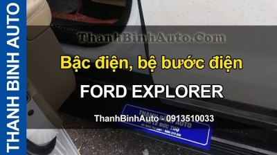 Video Bậc điện, bệ bước điện FORD EXPLORER