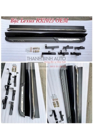 Bậc lên xuống, bệ bước cho xe LEXUS RX 2023