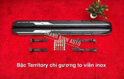 Bậc lên xuống, bệ bước xe TERRITORY chỉ gương to viền inox