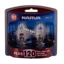 Bộ 2 bóng đèn H1 NARVA Plus 120