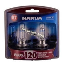 Bộ 2 bóng đèn H7 NARVA Plus 120