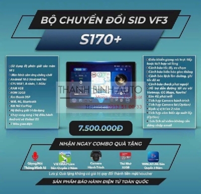 Bộ chuyển đổi SID dành riêng cho màn hình zin xe VF3