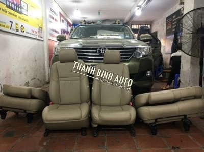 Bọc nệm ghế da NAPPA cho xe FORTUNER