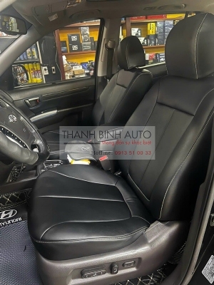 Bọc nệm ghế da Nappa cho xe SANTAFE 2012