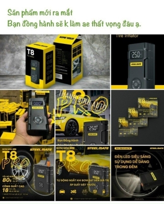 Bơm điện tử mini STEELMATE T8 Pro