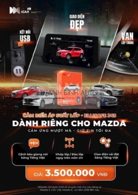 Cảm biến áp suất lốp Ellisafe J43 chuẩn zin cho xe MAZDA