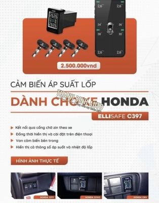 Cảm biến áp suất lốp cho các loại xe HONDA