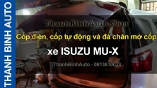 Video Cốp điện, cốp tự động xe ISUZU MU-X