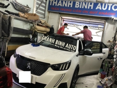 Dán kính, dán phim cách nhiệt 3M xe Peugeot 2008