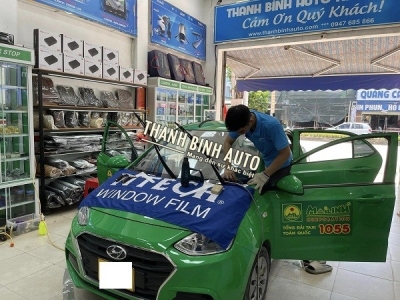 Dán kính, dán phim cách nhiệt cho xe Hyundai i10 2020