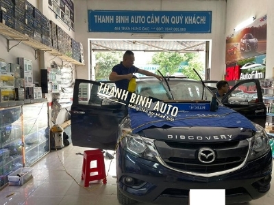 Dán kính, dán phim cách nhiệt xe MAZDA BT50