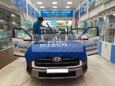 Dán phim Ntech Hàn quốc cho xe Hyundai Creta 2026