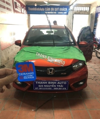 Dán phim cách nhiệt 3M Mỹ cho xe HONDA BRIO