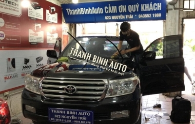 Dán phim cách nhiệt 3M Mỹ cho xe Landcruiser