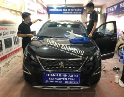 Dán phim cách nhiệt 3M Mỹ cho xe Peugeot 3008