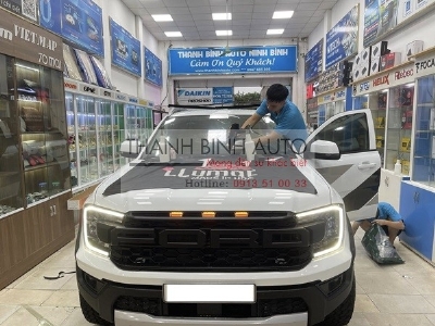Dán phim cách nhiệt LLumar Mỹ cho xe Ford Ranger 2025