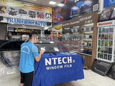 Dán phim cách nhiệt Ntech Hàn quốc cho xe ALTIS 2005