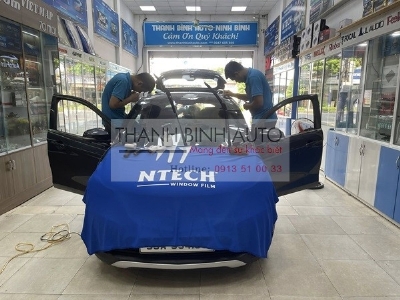 Dán phim cách nhiệt Ntech Hàn quốc cho xe FADIL 2019