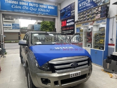 Dán phim cách nhiệt Ntech Hàn Quốc cho xe Ford Ranger 2015