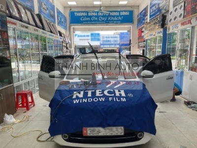 Dán phim cách nhiệt Ntech Hàn quốc cho xe KIA SOLUTO 2019