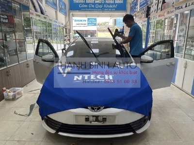 Dán phim cách nhiệt Ntech Hàn Quốc cho xe Toyota Altis 2018
