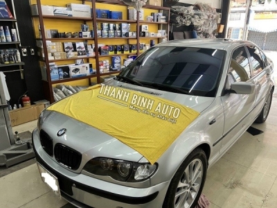 Dán phim cách nhiệt, đánh bóng 3 bước xe BMW