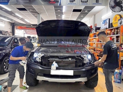 Độ đèn tăng sáng cho xe FORD RAPTOR