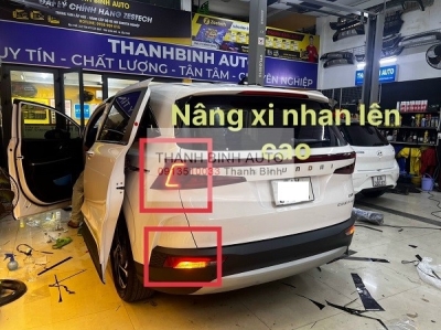 Đưa xi nhan từ thấp lên cao xe Hyundai Custin