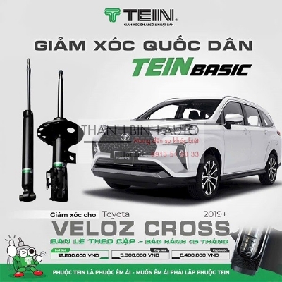 Giảm xóc, phuộc TEIN Basic cho xe Toyota Veloz