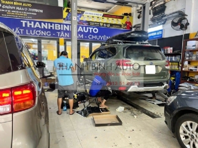 Hóa nhựa lòng vè, cách âm hộc bánh xe SUBARU FORESTER