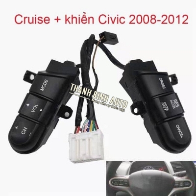 Khiển vô lăng xe CIVIC 08 - 12