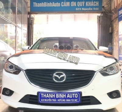 Lắp Bi led Titan Black cho xe MAZDA 6