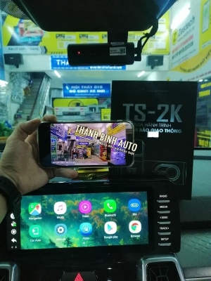 Lắp Camera hành trình TS-2K Vietmap cho xe KIA SORENTO 2022