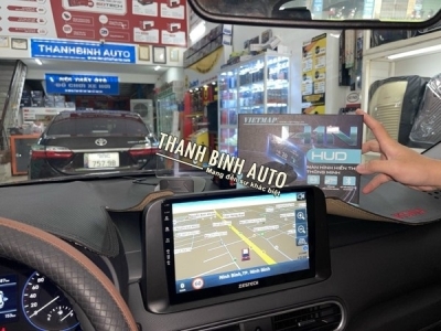 Lắp HUD H1N Vietmap cho xe Hyundai Kona 2021