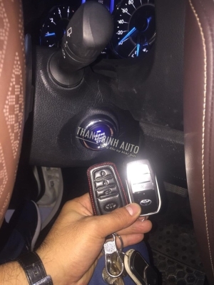 Lắp Start Stop Smartkey cho xe FORTUNER 2019