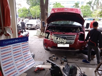 Lắp bi pha tăng sáng cho xe FORD TRANSIT