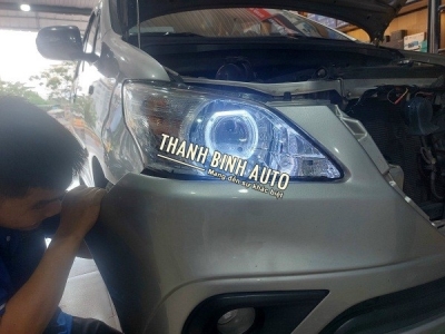 Lắp đèn tăng sáng cho xe INNOVA