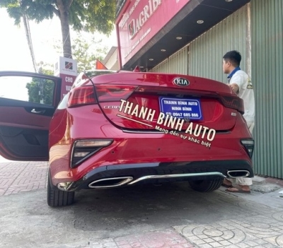 Lắp lip pô, lippo kiểu Mer cho xe KIA CERATO 2020