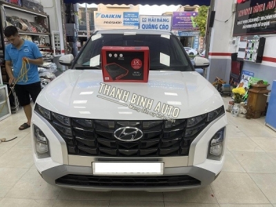 Lắp loa siêu trầm DR cho xe Hyundai Creta 2023