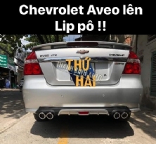 Lip pô, lippo, lip chia đôi pô xe Aveo