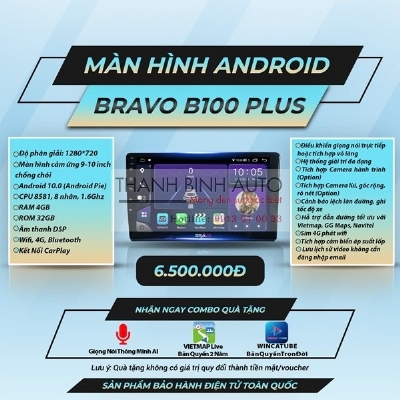 Màn hình Android Bravo B100 Plus