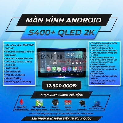 Màn hình Android S400+ Qled 2K